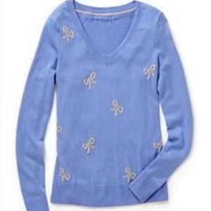 Lilly Pulitzer Blue Bow Sweater