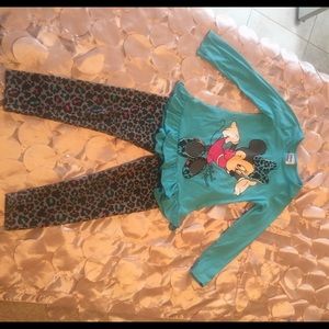 Minnie Mouse Legging Set