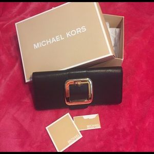 Michael Kors Leather Clutch