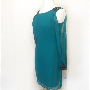 NWT Aidan Mattox Blue Dress - Size 4