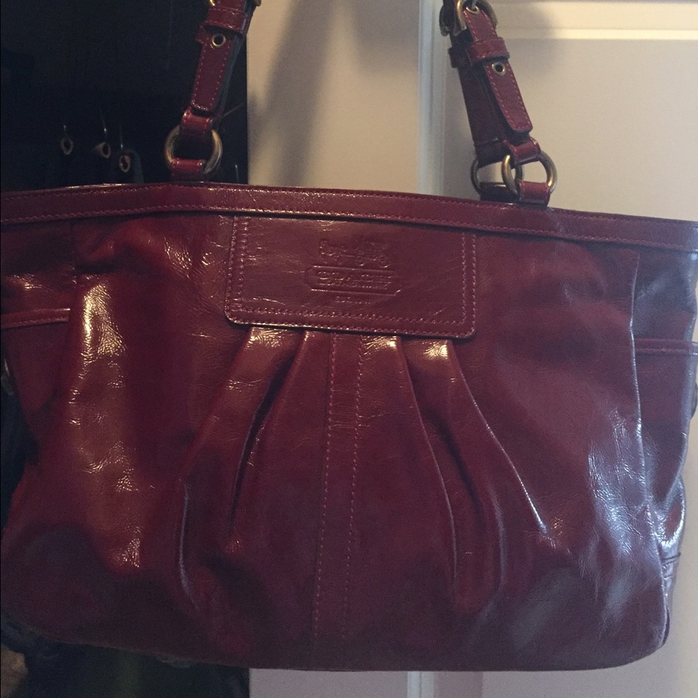 Crimson Coach tote purse