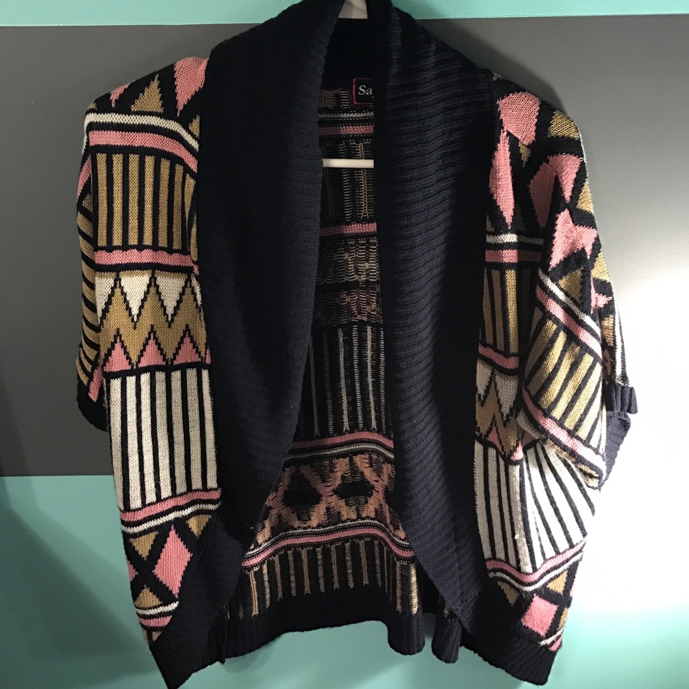 Summer short sleeve cardigan.