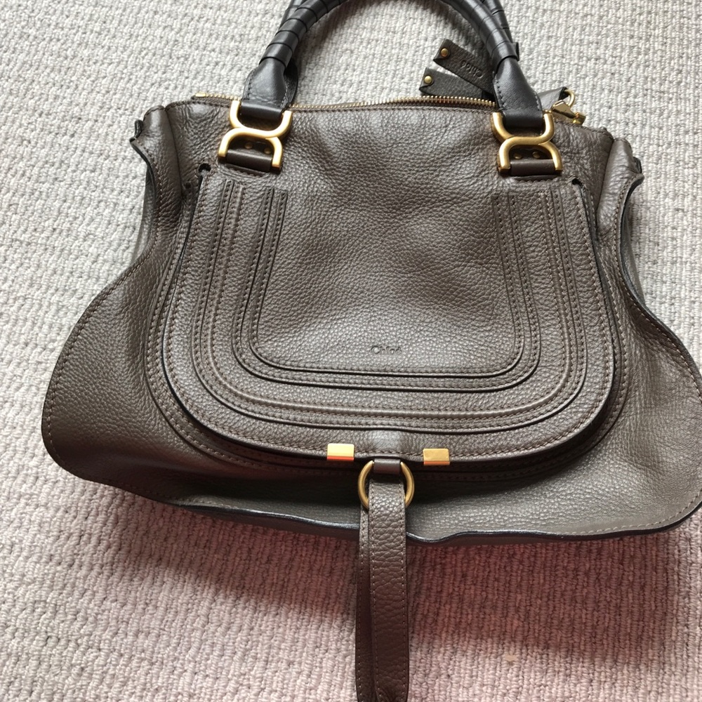 Chloe Marcie medium handbag in ash