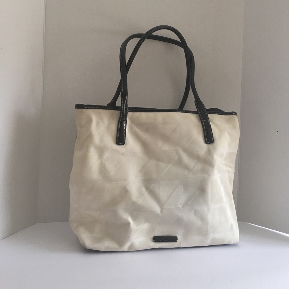 9&co by Nine West off white patterned tote/purse