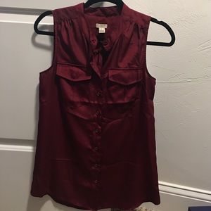 J. Crew button down tank