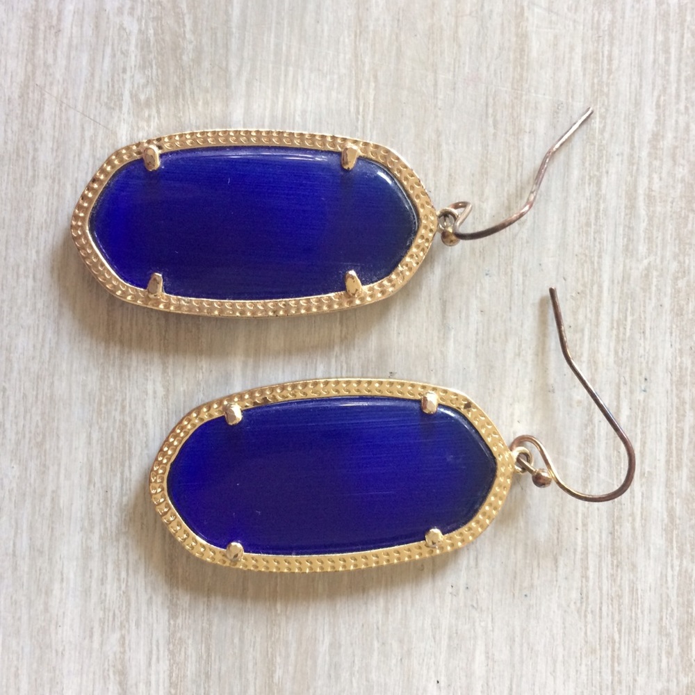 Royal blue Kendra Scott earrings