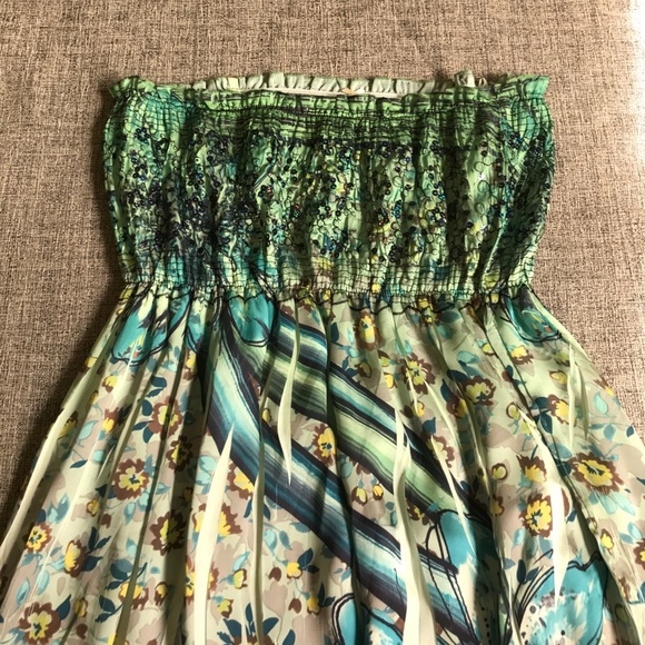 Lapis Strapless Dress - Picture 3 of 4