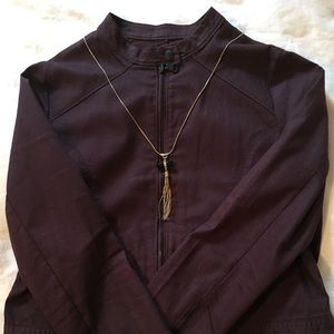 Edgy Maroon Jacket