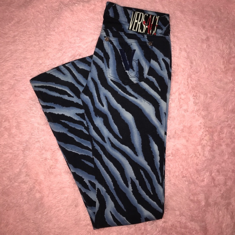 Versace Couture Denim Blue Jeans