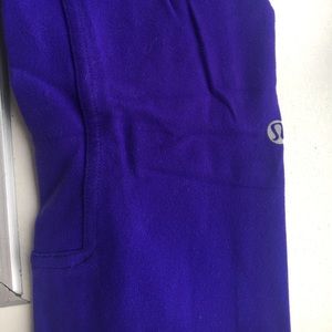 Purple cropped lululemon pants