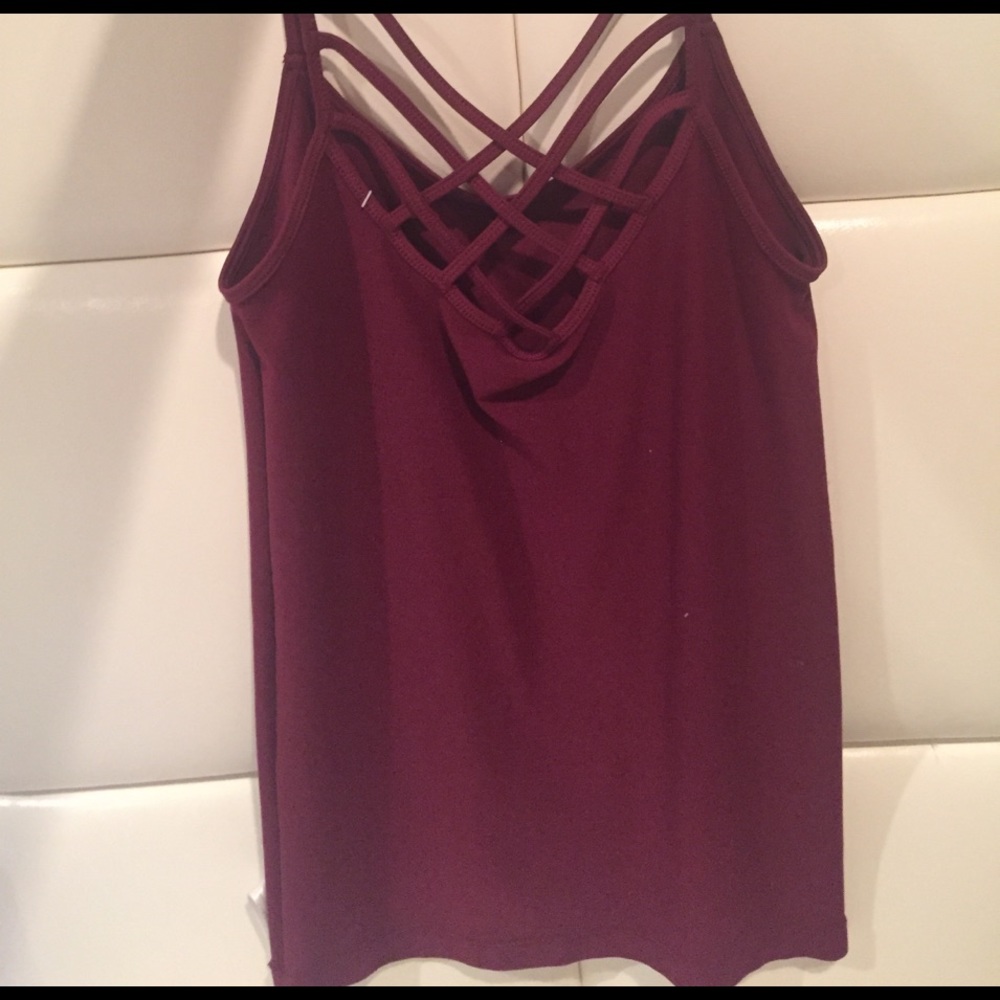 Reversible cross tank top