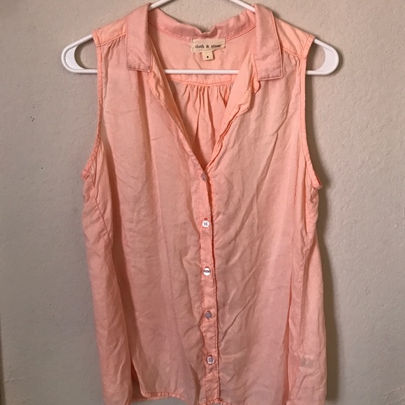 Cloth & Stone Sleeveless Blouse, Size S - Picture 1 of 2