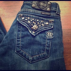 Miss Me boot cut size 28 jeans