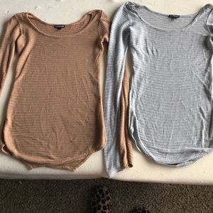 Two for one! Express knot sweaters