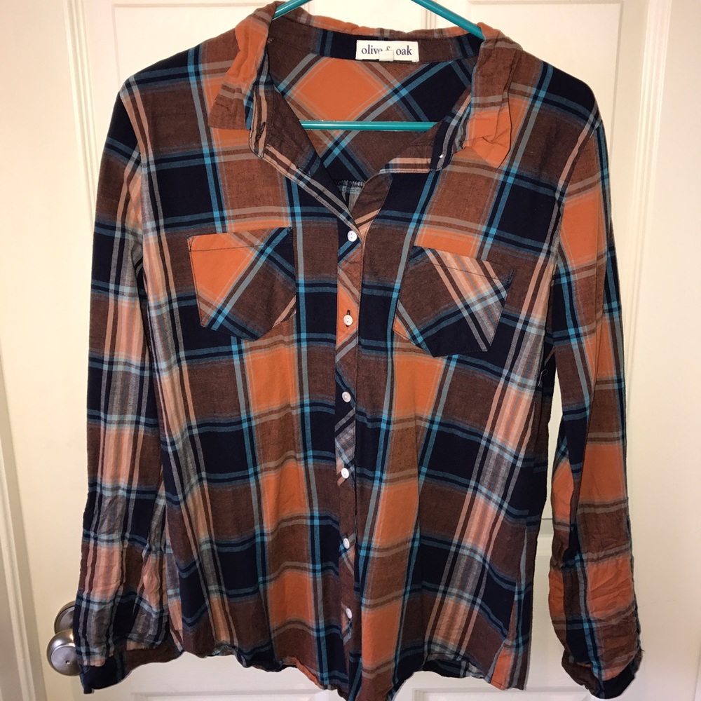 Olive & Oak Long Sleeved Western Shirt