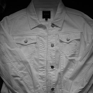 White Jean Jacket from The Limited