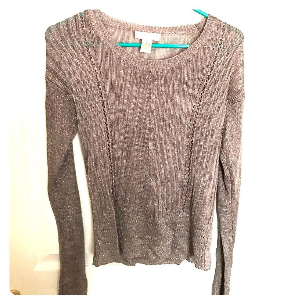 Sparkly grey long sleeve!