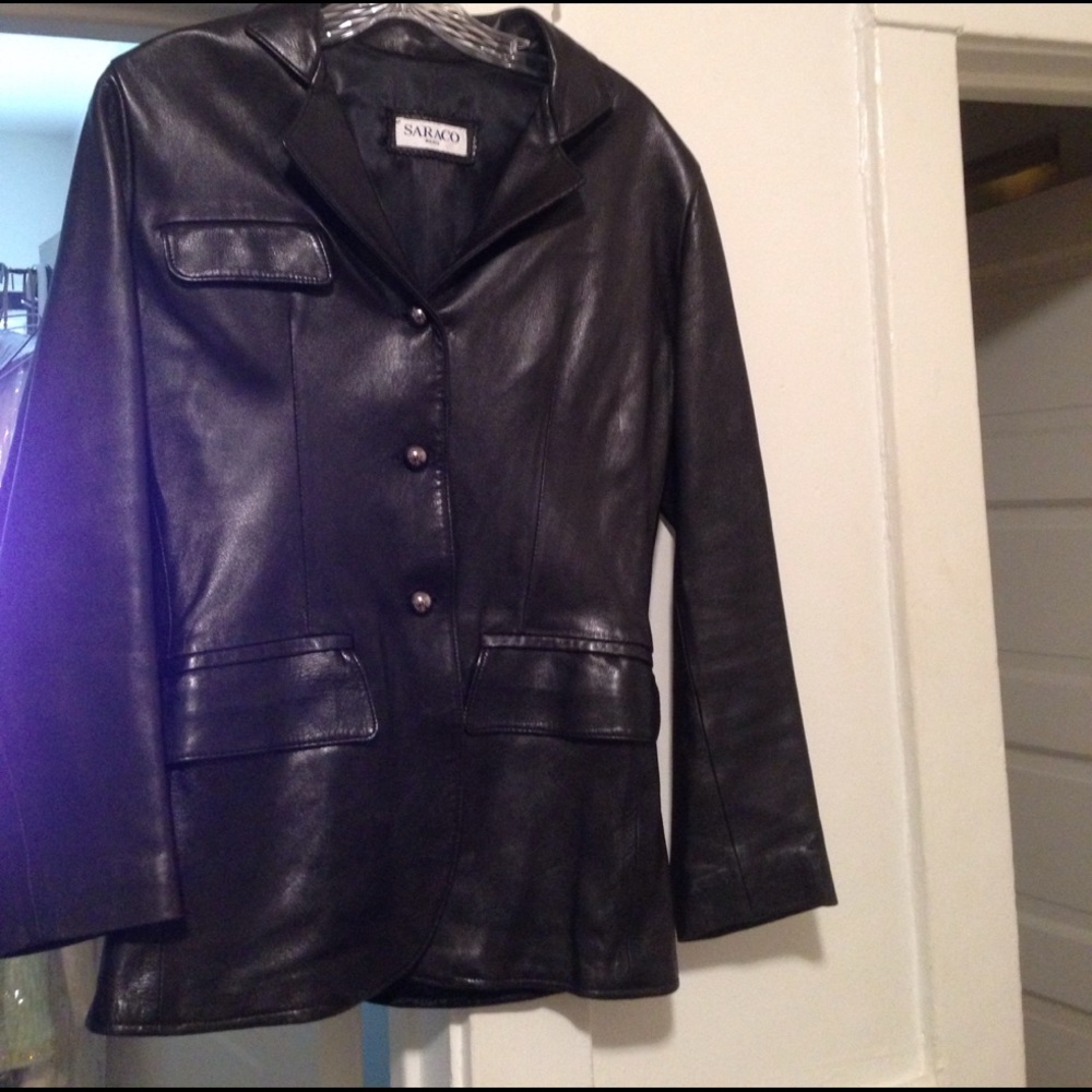 Sarahi leather jacket
