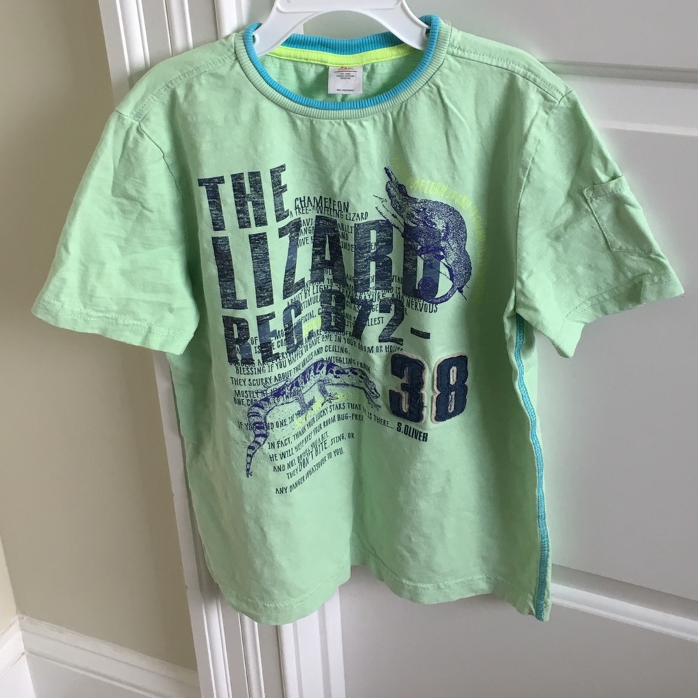Boys, S. Oliver, Tee Shirt,  size 6, Green