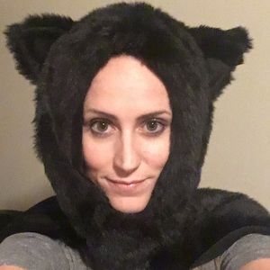 Accessories - Black Cat Furry Hooded Scarf Accessories - Black Cat Furry Hooded Scarf