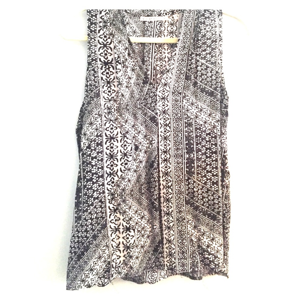 Black & White Blouse