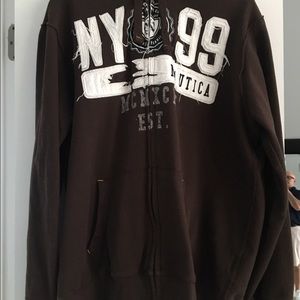 Nautica men's zippered hoodie
