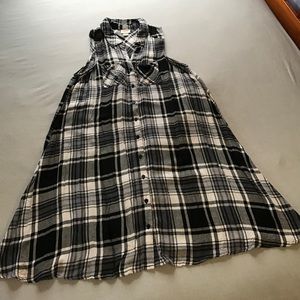 Black & White Plaid Dress