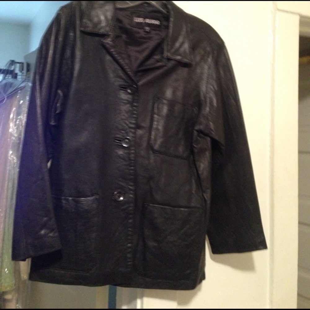 Luis Alvear leather jacket