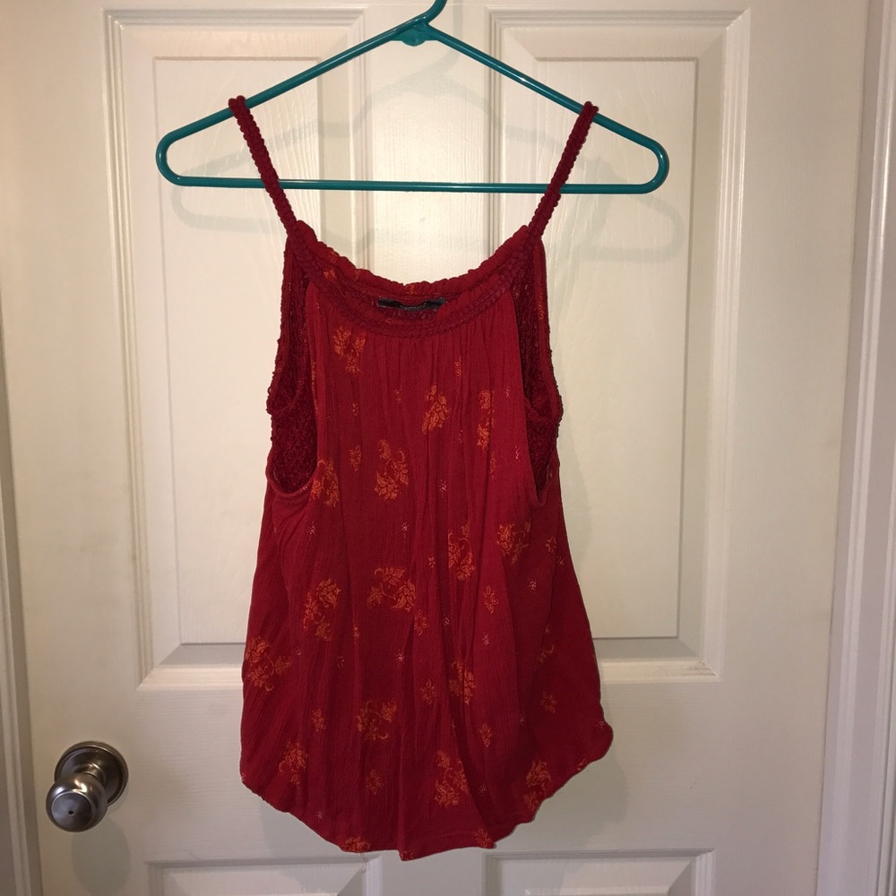 Miss Me Burgundy Tank Top