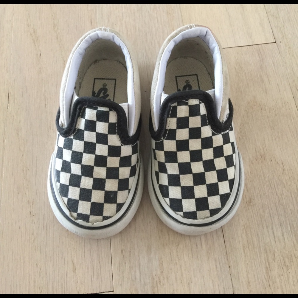 Checkered Vans (toddler)