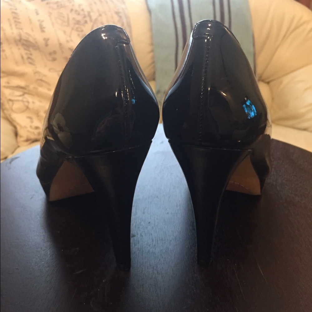 Black Patent Leather Heels - Picture 2 of 5