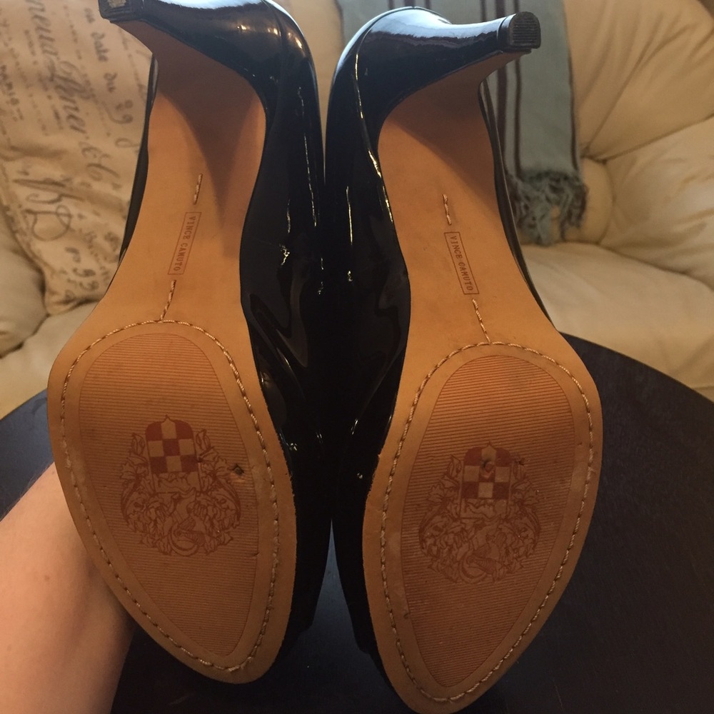Black Patent Leather Heels - Picture 3 of 5