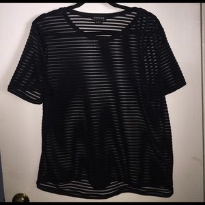 Sheer Stripe Trouve Top