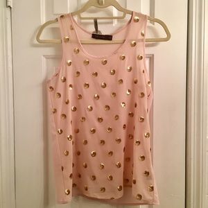 Sequin Polka Dot Tank