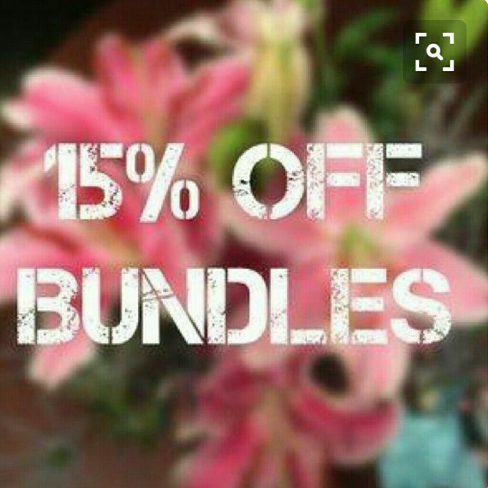 2 bundle items and 15% off!