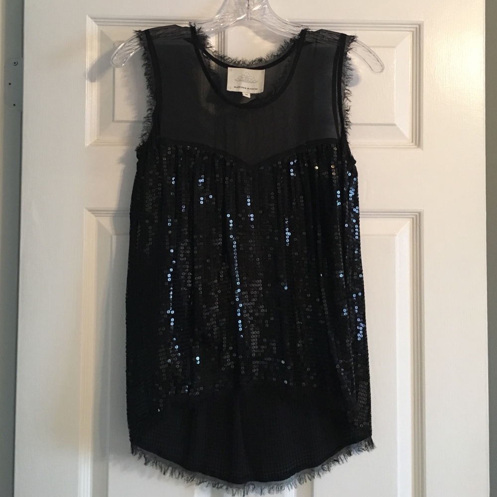 Madison Marcus sequined top