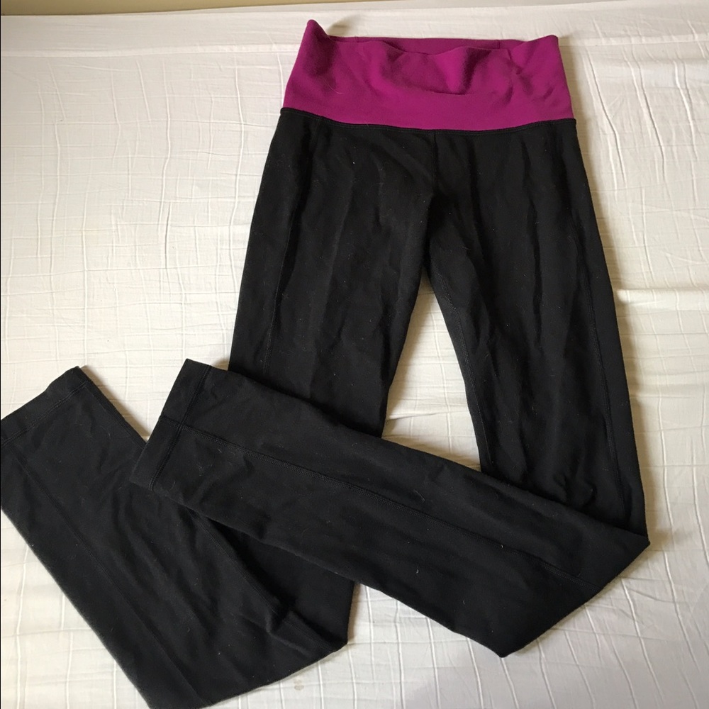 Lululemon leggings with purple