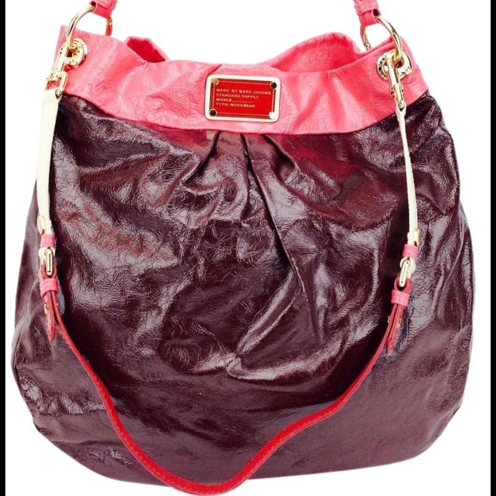 Marc by Marc Jacobs Classic Q Hillier Patent Hobo