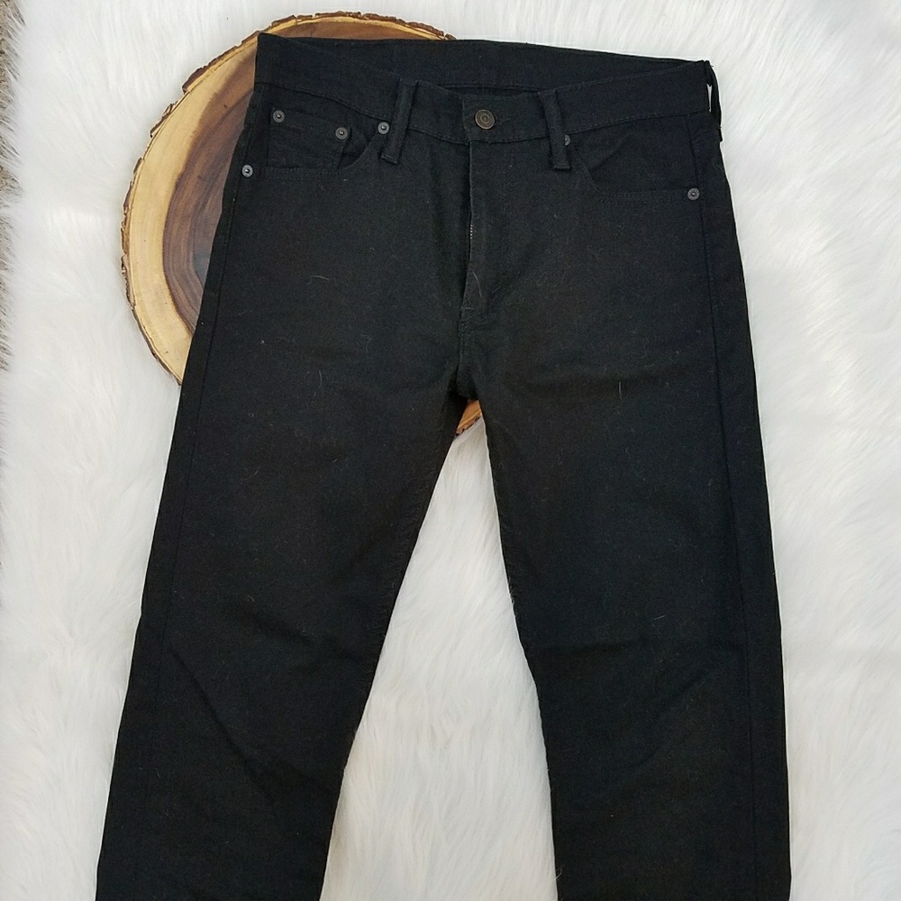 Levi's  Straus 513 Mens Black Jeans