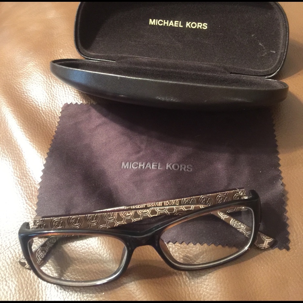 Michael Kors eyeglasses with case and cloth