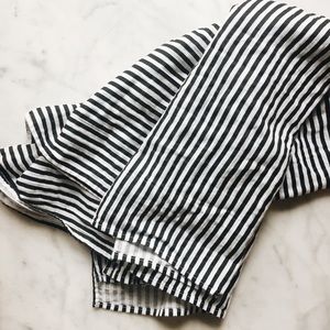 Modern burlap 100% organic cotton baby blanket