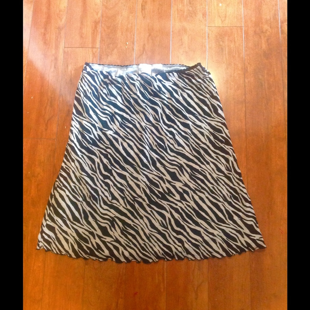 Zebra Print skirt