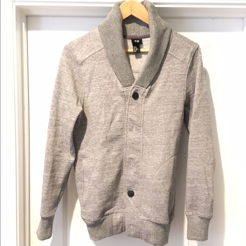 H&M gray cardigan sweater - xs
