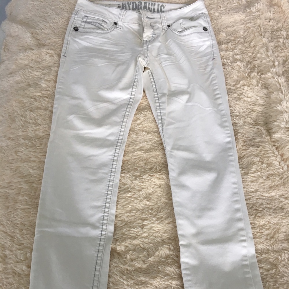 White jeans