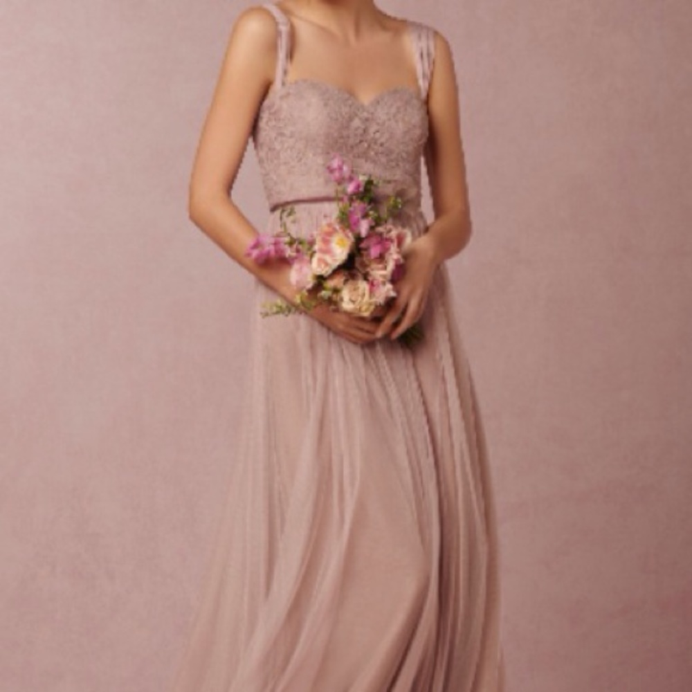 Jenny Yoo rose quartz bridesmaid dress. Size 8