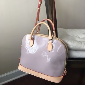 Dooney and Bourne soft pink dome satchel bag