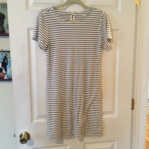 Striped Black and White Dress