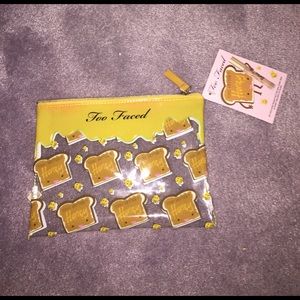 Too Faced Peanut Butter and Honey Makeup Bag