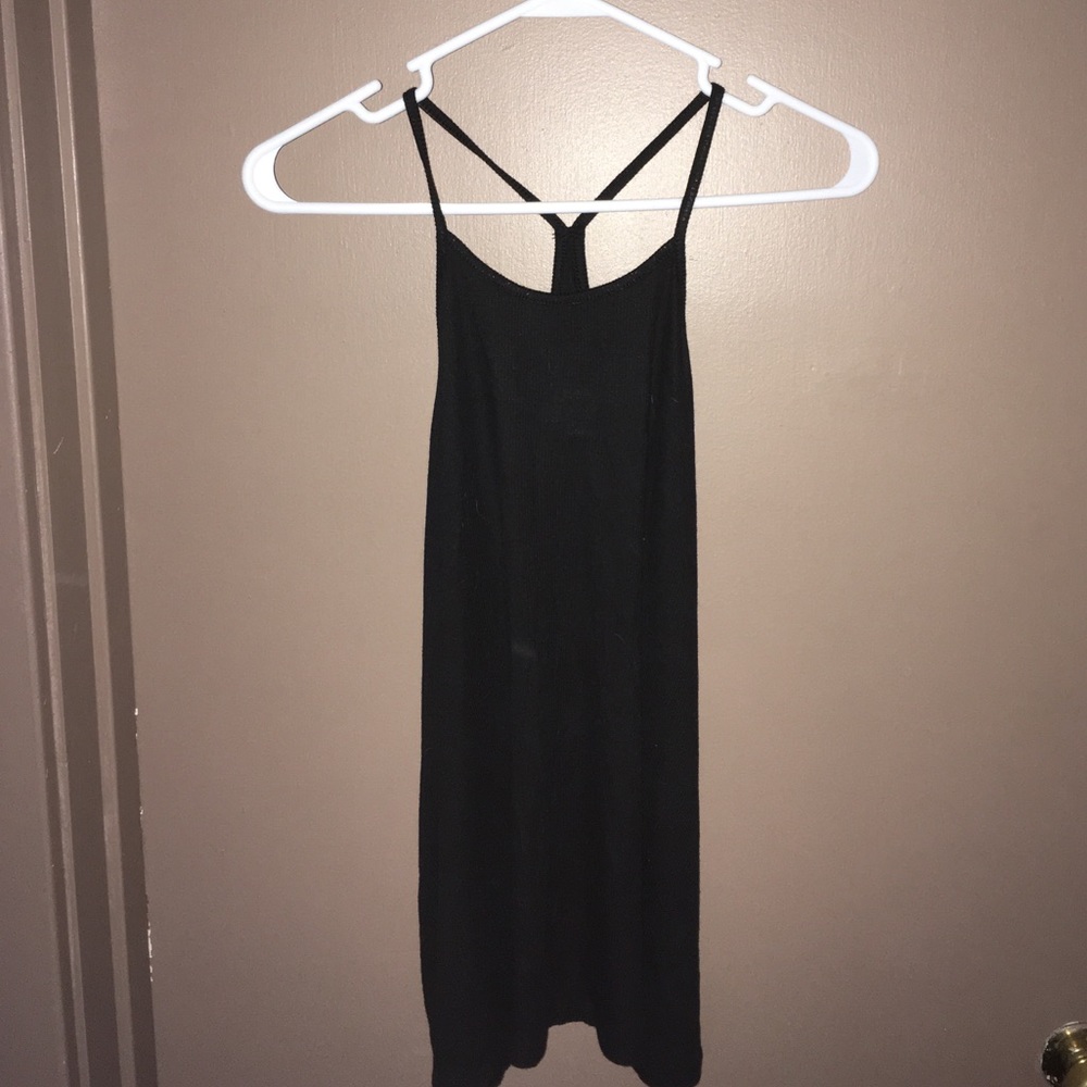 Black racerback tank
