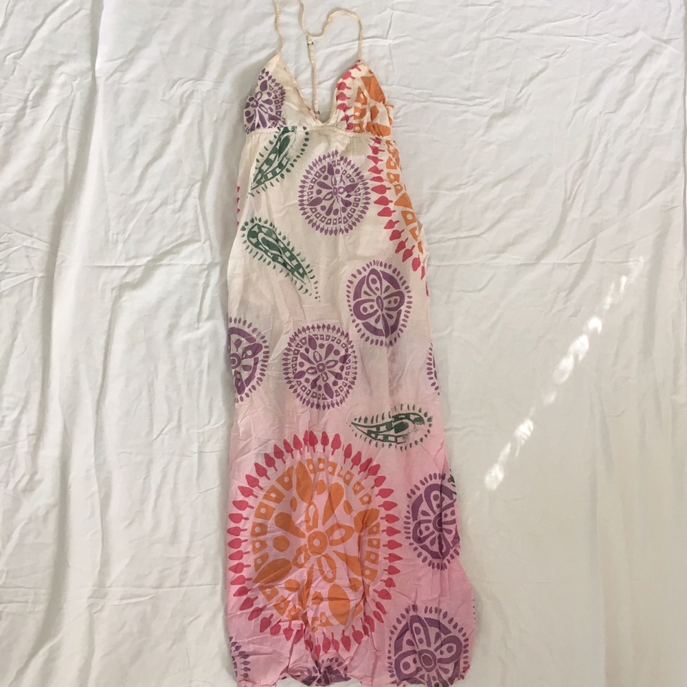 Boho Billabong multi colored maxi dress